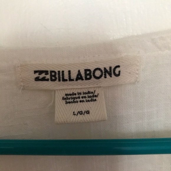 Billabong White Blouse NWT - Picture 4 of 4
